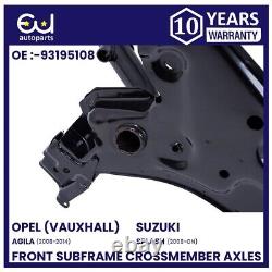 Front Subframe Crossmember Axle For Opel Vauxhall Agila B 08-14 (petrol/manual)