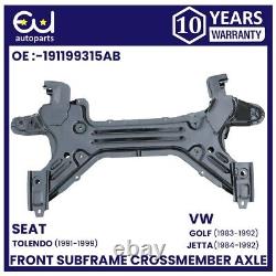 Front Subframe Crossmember Axle For Vw Golf Mk2 Jetta Mk2 Seat Toledo Mk1 91-99