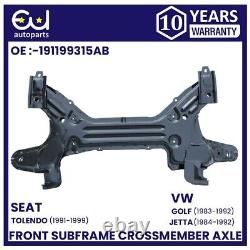 Front Subframe Crossmember Axle For Vw Golf Mk2 Jetta Mk2 Seat Toledo Mk1 91-99