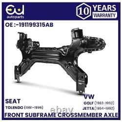 Front Subframe Crossmember Axle For Vw Golf Mk2 Jetta Mk2 Seat Toledo Mk1 91-99