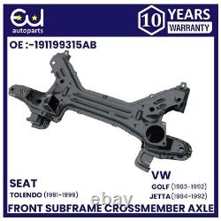 Front Subframe Crossmember Axle For Vw Golf Mk2 Jetta Mk2 Seat Toledo Mk1 91-99