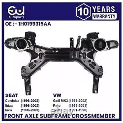 Front Subframe Crossmember Engine Carrier Support For Vw Golf Mk3 Polo Vento