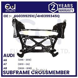Front Subframe Crossmember Engine Carrier Support for AUDI A6 C7 A7 A8 4H0399345