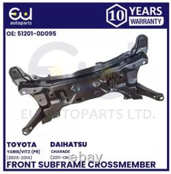Front Subframe Crossmember Engine Cradle For Toyota Yaris 2005-2014 51201-0d090
