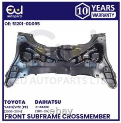 Front Subframe Crossmember Engine Cradle For Toyota Yaris 2005-2014 51201-0d090