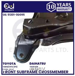Front Subframe Crossmember Engine Cradle For Toyota Yaris 2005-2014 51201-0d090
