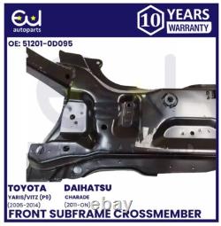 Front Subframe Crossmember Engine Cradle For Toyota Yaris 2005-2014 51201-0d090