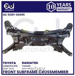 Front Subframe Crossmember Engine Cradle For Toyota Yaris 2005-2014 51201-0d090