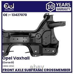 Front Subframe Crossmember Engine For Vauxhall Corsa D With Bolts