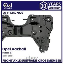 Front Subframe Crossmember Engine For Vauxhall Corsa D With Bolts