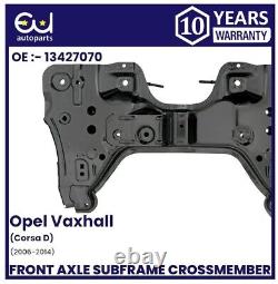 Front Subframe Crossmember Engine For Vauxhall Corsa D With Bolts