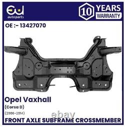 Front Subframe Crossmember Engine For Vauxhall Corsa D With Bolts