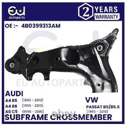 Front Subframe Crossmember For Audi A4 B5 A6 C5 Vw Passat Automatic & 6sp Manual