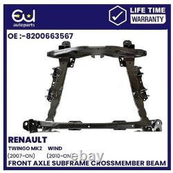 Front Subframe Crossmember For Renault Twingo Mk2 2007-2014 Zrz/re/020ab