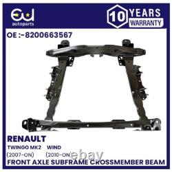 Front Subframe Crossmember For Renault Twingo Mk2 2007-2014 Zrz/re/020ab