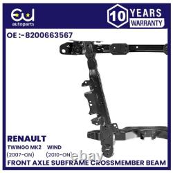 Front Subframe Crossmember For Renault Twingo Mk2 2007-2014 Zrz/re/020ab