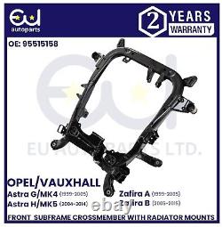 Front Subframe Crossmember With Radiator Mounts For Vauxhall Astra G Zafira A B