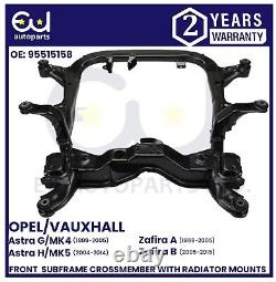 Front Subframe Crossmember With Radiator Mounts For Vauxhall Astra G Zafira A B