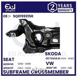 Front Subframe Crossmember for SEAT LEON SKODA OCTAVIA MKIII VW GOLF MK 7 MKVII