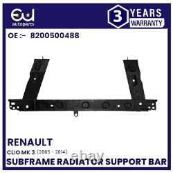 Front Subframe Radiator Support Engine Panel Bar For Renault Clio Mk3 05-14
