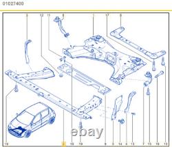 Front Subframe Radiator Support FOR Renault Clio MK3, Modus 2005-2014 8200500489