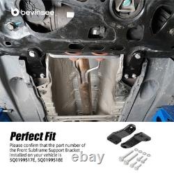 Front Subframe Support Bracket Centre Tunnel Brace For VW Golf 7 For AUDI A3 8V