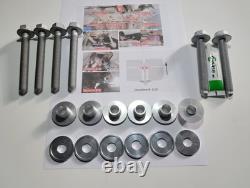 Front Subframe dead set/ alignment kit. VW Golf MK5 MK6 audi TT A3. Seat Leon