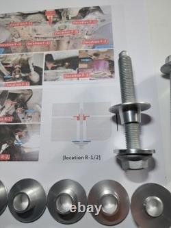 Front Subframe dead set/ alignment kit. VW Golf MK5 MK6 audi TT A3. Seat Leon