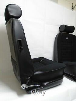 Genuine MK 1 Mexico / RS2000 Escort Roll Top Seats With Rear eat and sub frames