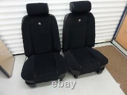Genuine MK 1 Mexico / RS2000 Escort Roll Top Seats with sub frames & rear cover