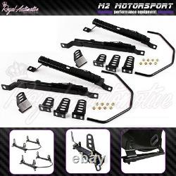 Low Mount Bucket Seat Frame Rail Subframe for Nissan 350Z Pair Left Right