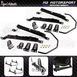 Low Mount Bucket Seat Frame Rail Subframe for Nissan GTR R35 Pair Left Right