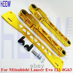 Lower Control Arm Subframe Brace Rear Kit For Mitsubishi Lancer EVO 1 2 3 4G63 T