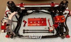 Mgf New Front Subframe Kgb100891 + Longitudinal Arms Zinc + Powder Coated