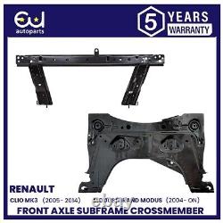 New Front Complete Subframe & Radiator Support Bar For Renault Clio Mk3 Modus