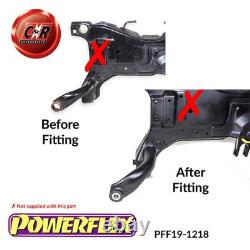 Powerflex Front Subframe Front + Rear Bushes PFF19-1218 / PFF19-1219