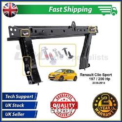 Subframe Radiator Support Bar for Renault Clio Sport 197/200BHP MK3 06-14 +BOLTS